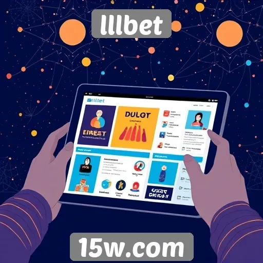 Navegação intuitiva e recursos acessíveis no lllbet